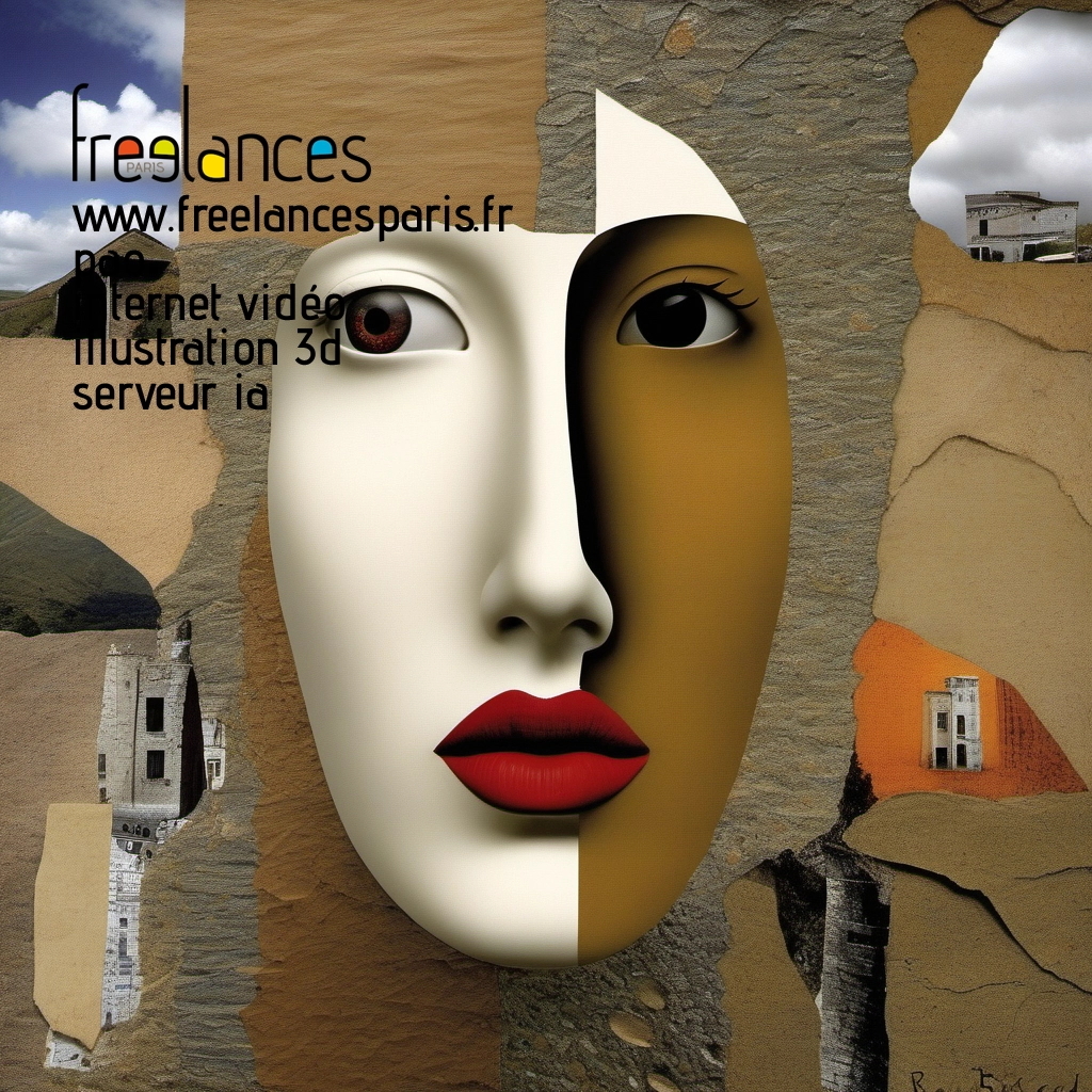 Pao mise en page internet vidéo illustration 3d serveur IA générative AI freelance paris studio de création magazines 49tcamc0